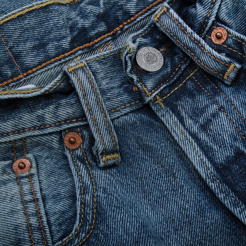 мужские синие джинсы Levi`s 501 CT 1817300180 - цена, описание, фото 3
